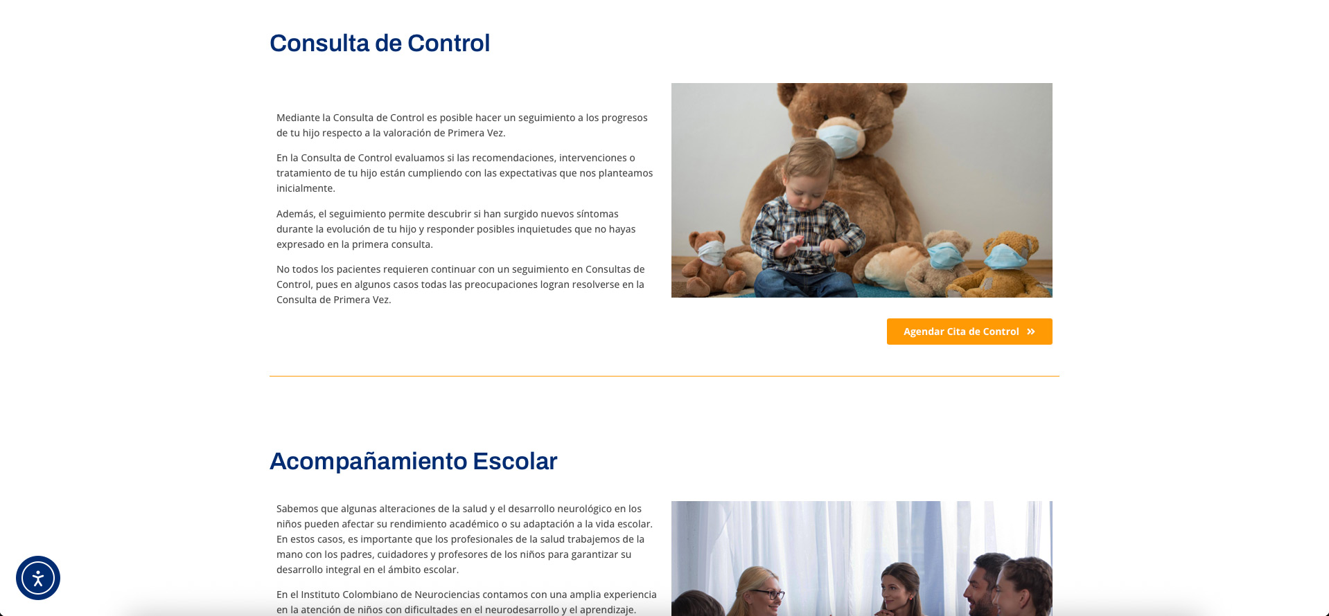 Cliente: Instituto Colombiano de Neurociencias | Diseño y desarrollo de páginas web, tienda online, landing page, Posicionamiento SEO, actualización y mantenimiento de páginas web | Cainetwork, Creative & Web Studio